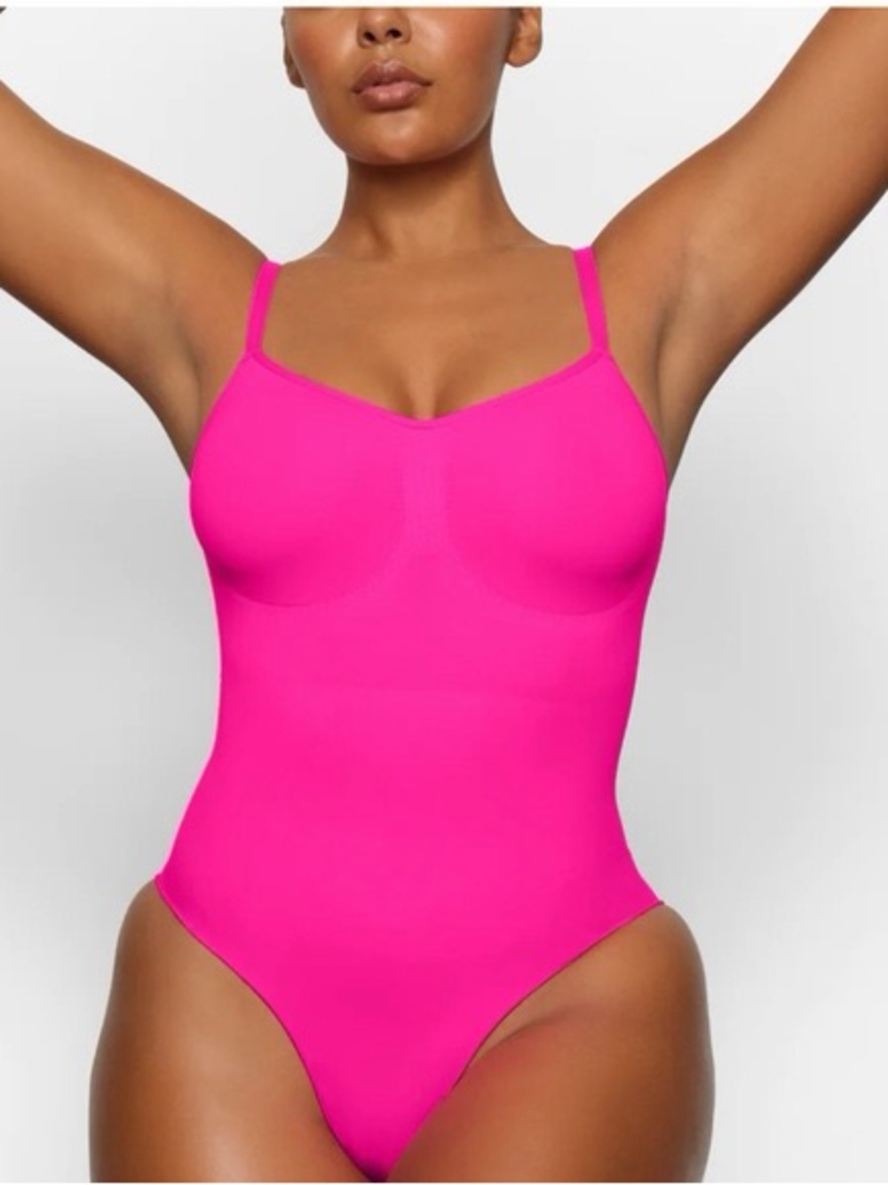 SKIMS Hot Pink Sculpting Bodysuit